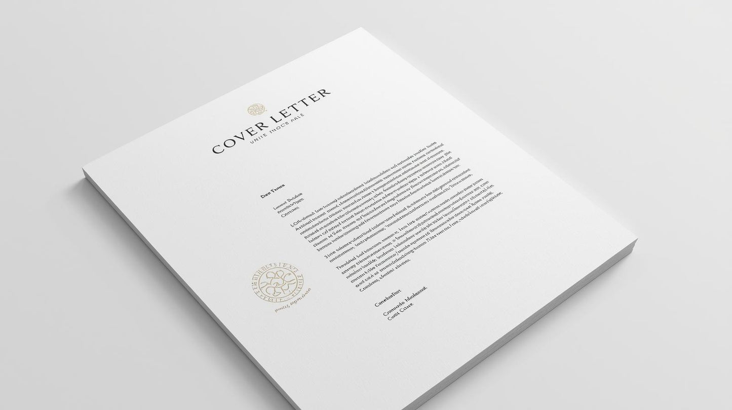 كتابة خطاب توظيف (Cover Letter)